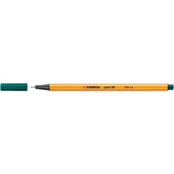 STABILO Tűfilc, 0,4 mm, STABILO "Point 88", fenyőzöld