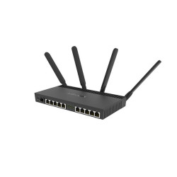 MikroTik 4011iGS asztali kivitel 2,4Ghz+5Ghz wifivel, 10x Gigabit RJ45, 1xSFP+ port, L5