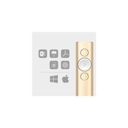Logitech Spotlight prezenter arany (910-004862)