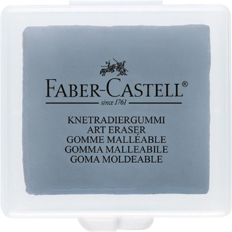 Faber-Castell műanyag dobozos szürke gyurmaradír Faber-Castell műanyag dobozos szürke gyurmaradír