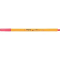STABILO Tűfilc, 0,4 mm, STABILO "Point 88", neon piros