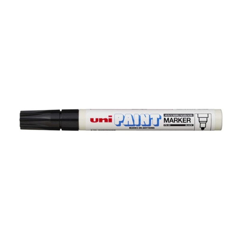 Lakkmarker, 2,2-2,8 mm, UNI "PX-20", fekete Lakkmarker, 2,2-2,8 mm, UNI "PX-20", fekete