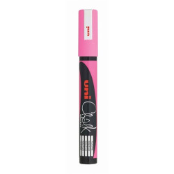 UNI Chalk Marker Pen PWE-5M Medium Bullet Tip - Fluorescent Pink