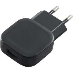 Akyga USB-s hálózati töltő adapter USB 5V/1A fekete  (AK-CH-06)