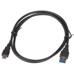 Akyga AK-USB-15 USB3.1 Type-C / USB A cable 1m Black