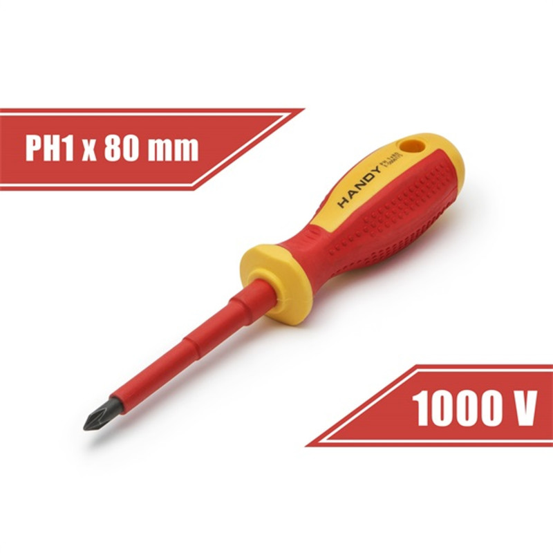 Handy csavarhúzó, PH1, 80mm (10567) Handy csavarhúzó, PH1, 80mm (10567)