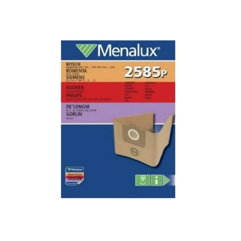 Menalux 2585P 4 db papír porzsák Menalux 2585P 4 db papír porzsák