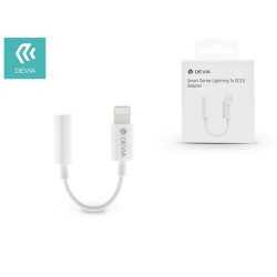 Devia Smart Series Lighning to Jack 3,5mm Adapter White