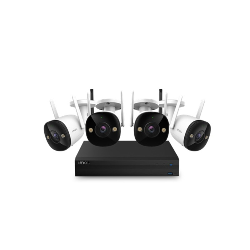 IMOU 4db wifi 2MP Full-Color csőkamerával/1 db 4 csatornás Wifis hálózati rögzítő/1TB HDD vezeték nélküli megfigyelő sze IMOU 4db wifi 2MP Full-Color csőkamerával/1 db 4 csatornás Wifis hálózati rögzítő/1TB HDD vezeték nélküli megfigyelő sze