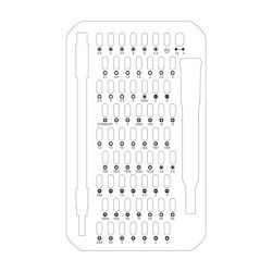 Szerszám iFixit Mako Precision 64 bitfejes csavarhúzó szett