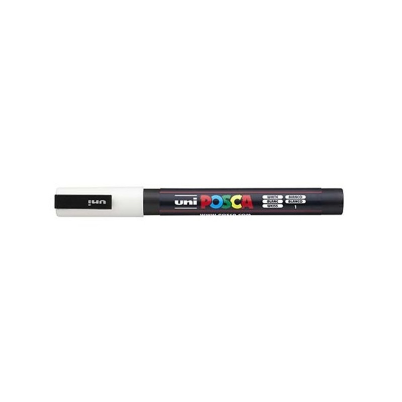 UNI POSCA Marker Pen PC-3M Fine - White UNI POSCA Marker Pen PC-3M Fine - White