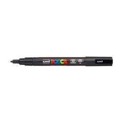 UNI POSCA Marker Pen PC-3M Fine - Black