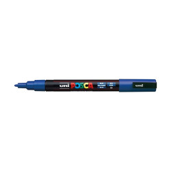 UNI POSCA Marker Pen PC-3M Fine - Navy Blue