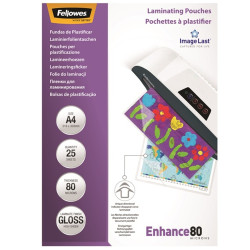 Fellowes A4 80 mikron fényes lamináló fólia