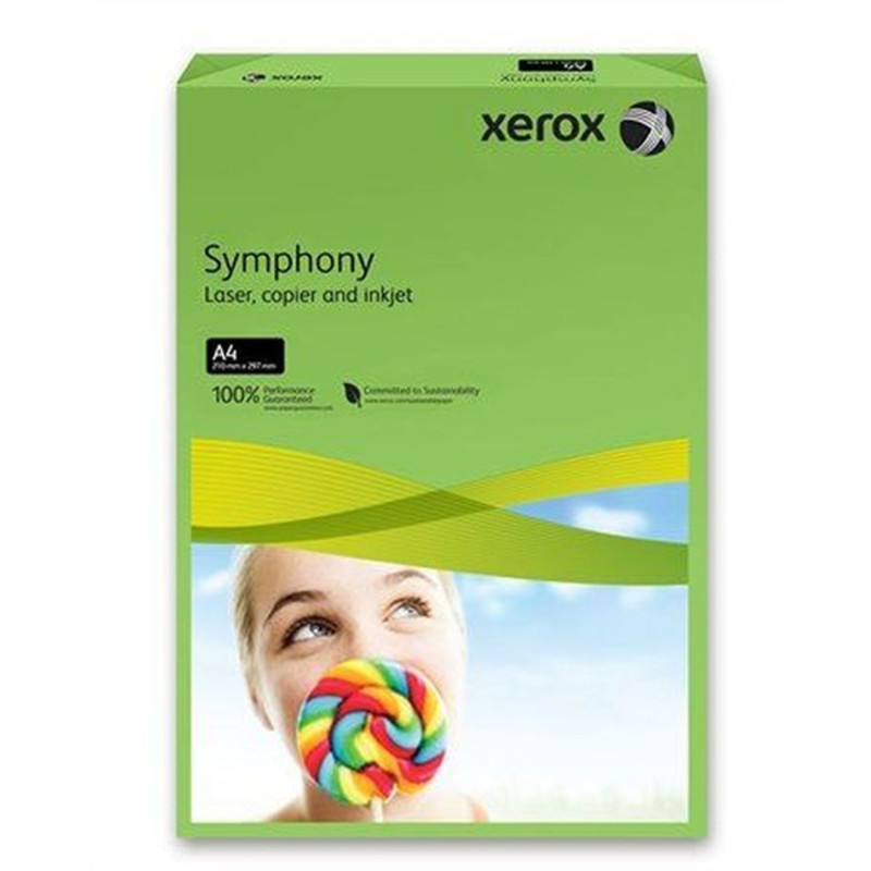 Xerox Symphony A4 80g intenzív zöld másolópapír Xerox Symphony A4 80g intenzív zöld másolópapír