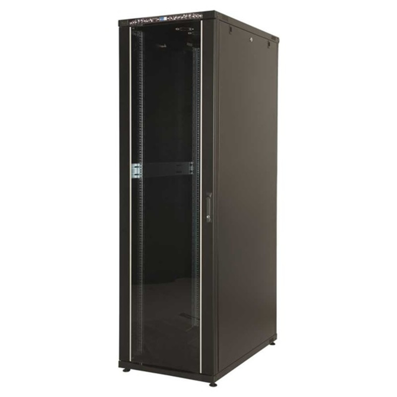 Lande LN-CK32U6060-BL CK 19" 32U 600x600 fekete álló rack szekrény Lande LN-CK32U6060-BL CK 19" 32U 600x600 fekete álló rack szekrény