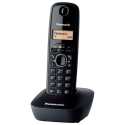 Panasonic KX-TG1611HGH DECT vezeték nélküli asztali telefon fekete