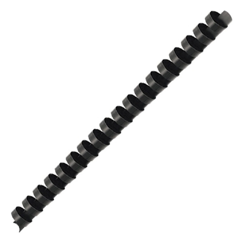 Deli 12mm 15db-os fekete műanyag spirál Deli 12mm 15db-os fekete műanyag spirál