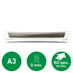 Leitz iLAM Home Office A3 Laminálógép Dark Gray