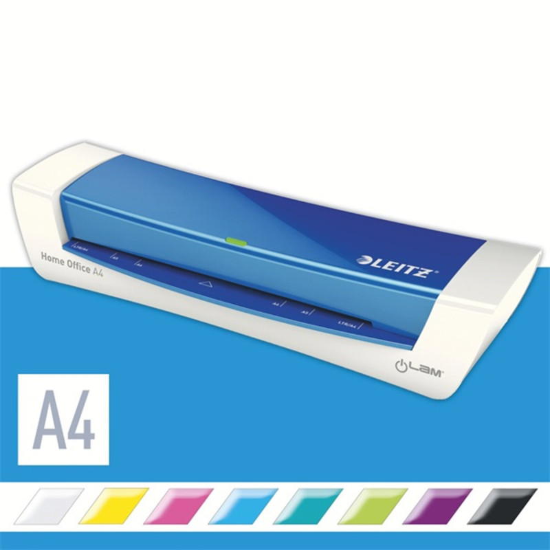 LEITZ "iLam Home Office" A4 laminálógép kék (73680036) LEITZ "iLam Home Office" A4 laminálógép kék (73680036)