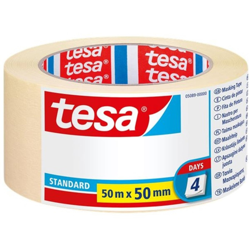 Tesa 05089 50mmx50 m univerzális festő-, mázolószalag Tesa 05089 50mmx50 m univerzális festő-, mázolószalag
