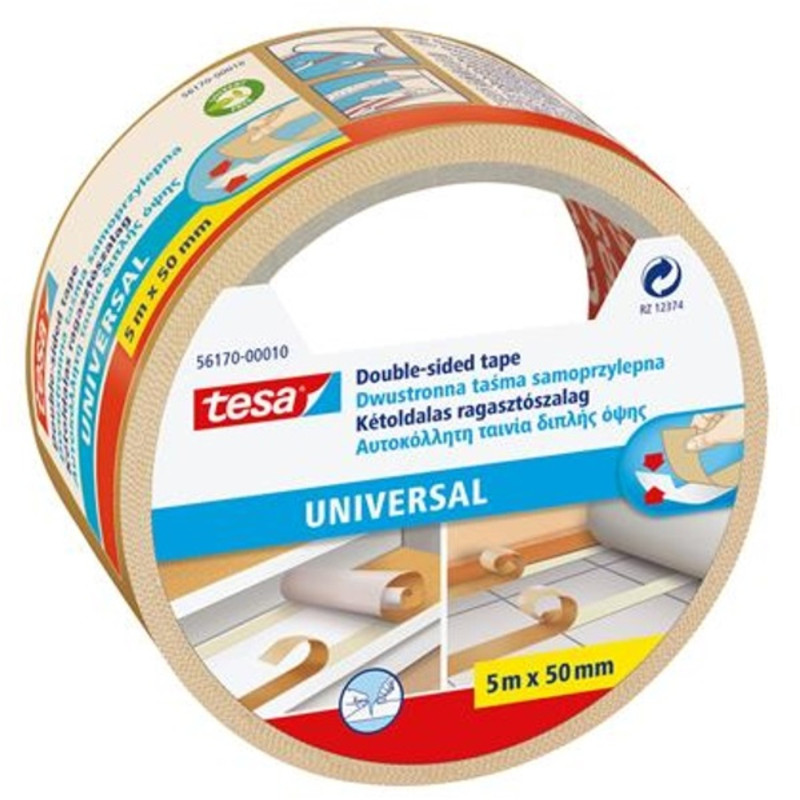 Tesa 56170 5mx50mm kétoldalon tapadó ragasztószalag Tesa 56170 5mx50mm kétoldalon tapadó ragasztószalag