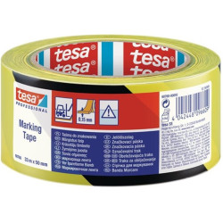 Tesa 60760-93 33mx50mm fekete/sárga jelölőszalag