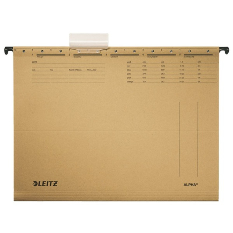 LEITZ Függőmappa, karton, A4,"Alpha Standard", natúr LEITZ Függőmappa, karton, A4,"Alpha Standard", natúr
