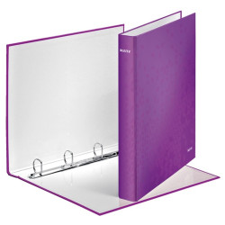 Leitz WOW laminált gyűrűskönyv lila (42420062)