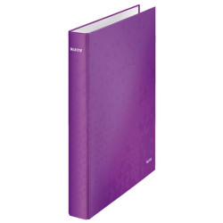 Leitz WOW laminált gyűrűskönyv lila (42420062)