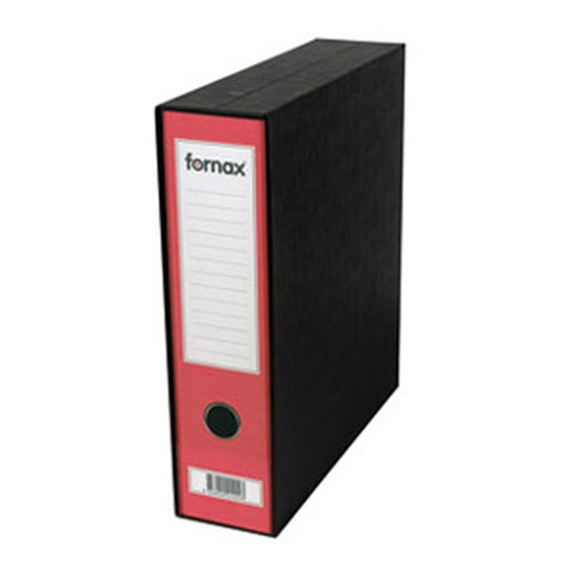 Fornax Prestige A4 tokos 8cm piros iratrendező Fornax Prestige A4 tokos 8cm piros iratrendező