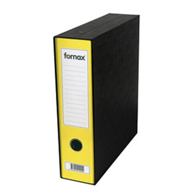 Fornax Prestige A4 tokos 8cm sárga iratrendező Fornax Prestige A4 tokos 8cm sárga iratrendező