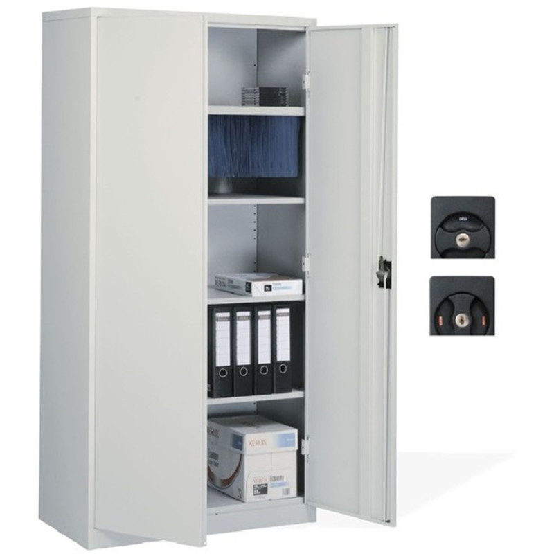 Office Pro KS 195 szürke univerzális irodai fémszekrény Office Pro KS 195 szürke univerzális irodai fémszekrény
