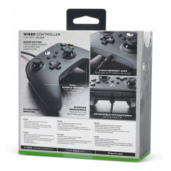 PowerA 1519265-02 Xbox Series X|S / Xbox One vezetékes fekete kontroller