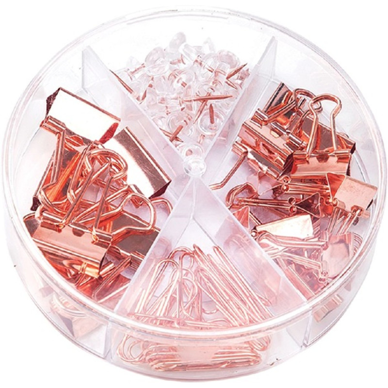 Deli Rose Gold asztali kerek 72db kiegészítő készlet Deli Rose Gold asztali kerek 72db kiegészítő készlet