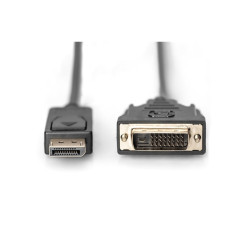 Assmann DisplayPort adapter cable, DP - DVI-D (Dual Link) (24+1) 2m Black