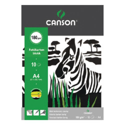 Canson A4 10ív gördeszkás fekete fotókarton blokk