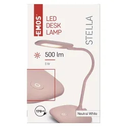 Emos Z7602P Stella LED asztali lámpa rózsaszín