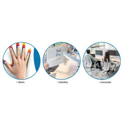 Kensington SoleMate Plus lábtartó szürke-fekete