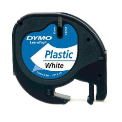 Dymo LT 4m műanyag fehér feliratozógép szalag