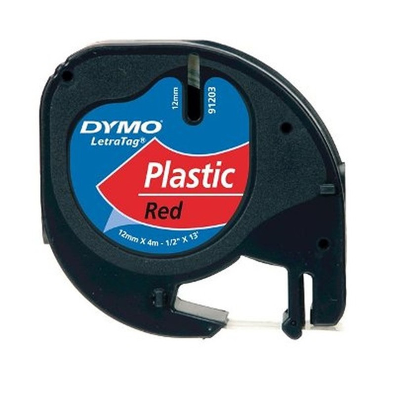 Dymo LT 4m műanyag piros feliratozógép szalag Dymo LT 4m műanyag piros feliratozógép szalag