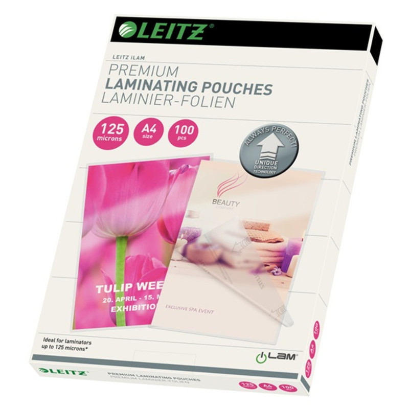 LEITZ iLAM UDT meleglamináló fólia, A4, 125 mikron (100 darab) LEITZ iLAM UDT meleglamináló fólia, A4, 125 mikron (100 darab)