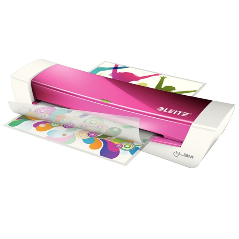 Leitz iLam Home Office Laminálógép, A4, 80-125 mikron, rózsaszín (73680023) Leitz iLam Home Office Laminálógép, A4, 80-125 mikron, rózsaszín (73680023)