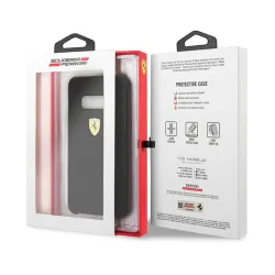 Ferrari SF Samsung S10 Plus tok fekete (FESSIHCS10PBK)