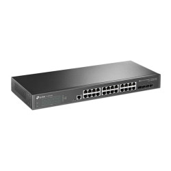 TP-Link JetStream TL-SG3428X - V1 - switch - Managed - 24 x 10/100/1000 + 4 x 10 Gigabit SFP+ - rack-mountable