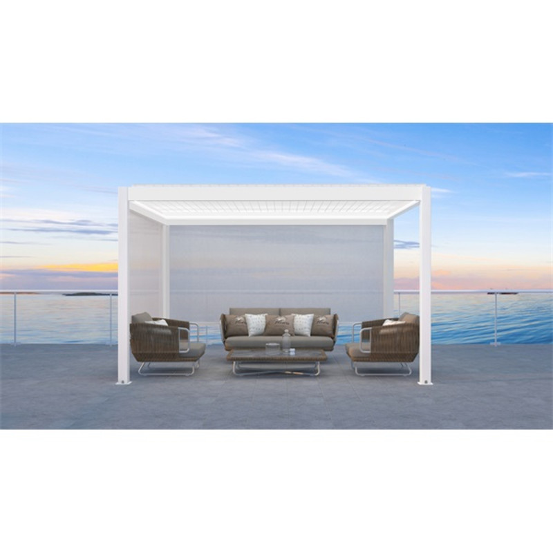 IRIS PS-103WH fehér pergola oldalfal 3 m IRIS PS-103WH fehér pergola oldalfal 3 m
