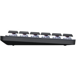 LOGITECH MX Mechanical Mini Minimalist Wireless Illuminated Keyboard - GRAPHITE - (UK) - 2.4GHZ/BT - N/A - EMEA - TACTILE