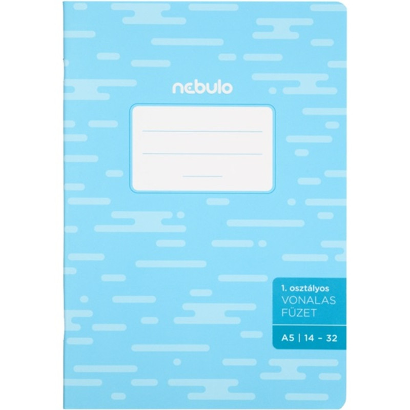 Nebulo basic+ A5 14-32 1. osztályos vonalas füzet Nebulo basic+ A5 14-32 1. osztályos vonalas füzet