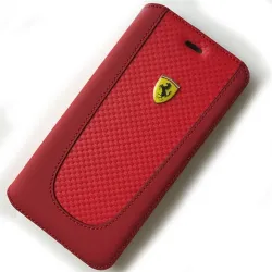 Ferrari SF Pit Stop iPhone 7 Plus flip tok piros (FEPIFLBKP7LRE)