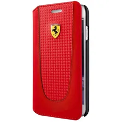 Ferrari SF Pit Stop iPhone 7 Plus flip tok piros (FEPIFLBKP7LRE)